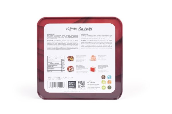 Rose, Creme & Baklava Konfekt - Turkish Delight / Lokum Kombi Paket 750g